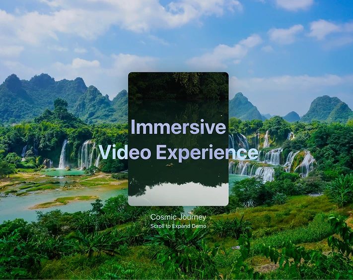 Scroll-to-expand video